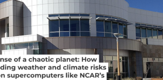 The National Center for Atmospheric Research, or NCAR, hosts a supercomputer that scientists rely on for weather and climate research. National Science Foundation